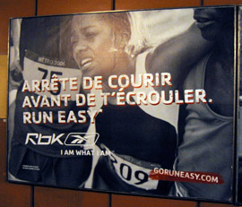 affiche métro paris reebok