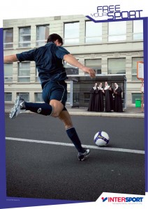Publicité Intersport - Football Publicité Intersport - Football