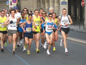 Christelle Daunay au Marathon de Paris 2009
