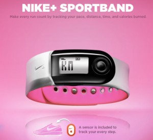 Nike+ Sportband 2 - Rose Nike+ Sportband 2 - Rose