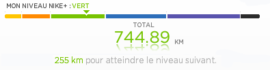 Niveau NikeRunning.com