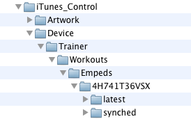 iPhone Explorer - Arborescence