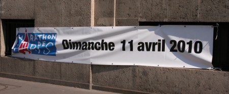 Affiche Marathon de Paris