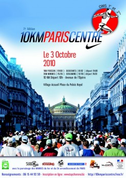 10KM Paris Centre - Affiche