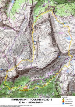 Le P'tit Tour des Fiz - Plan